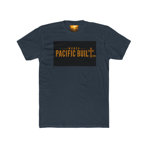 Pacific Built Cross Tee — Christian Surf & Shore Graphic T-Shirt