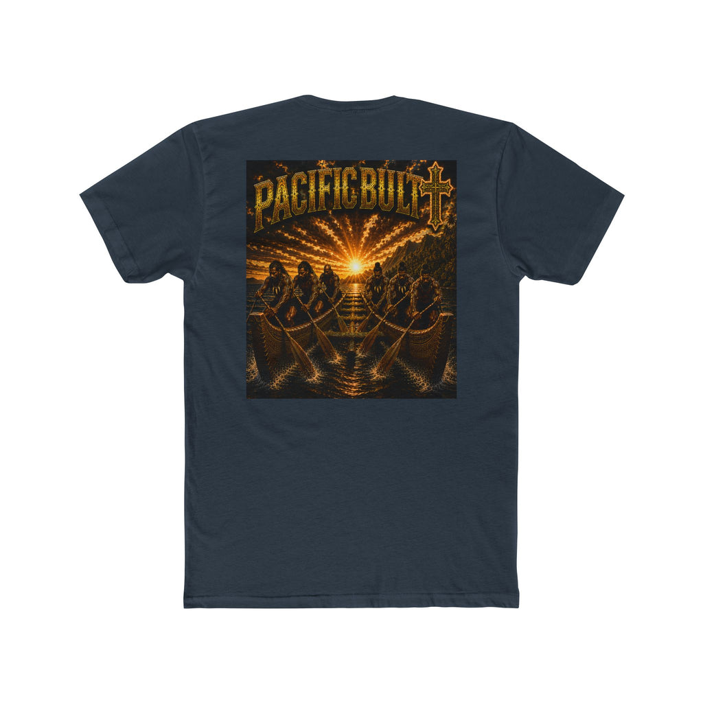 Pacific Built Cross Tee — Christian Surf & Shore Graphic T-Shirt